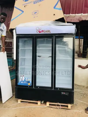 Lasting Pearl PVC-150 Electric Glass 3 Doors Display Fridge