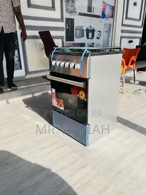 Anti-Rust Ferrre 50x60 4 Gas Burner With Oven(Gray).