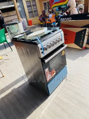 Brand New Ferre 50x60 4 Gas Burner With Oven(Gray).