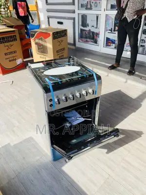 Classic Design Ferre 50x60 Oven and Grill 4 Gas Burner,Gray