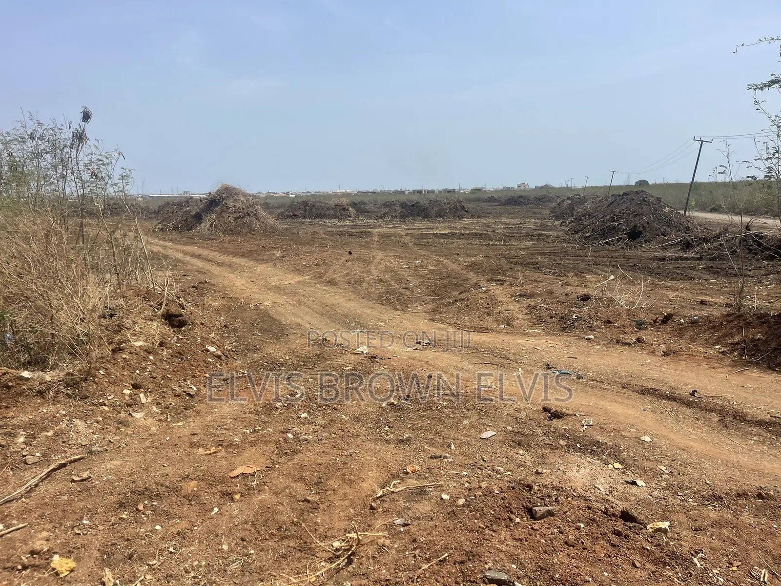 A Verging Land for Sale at Borteyman