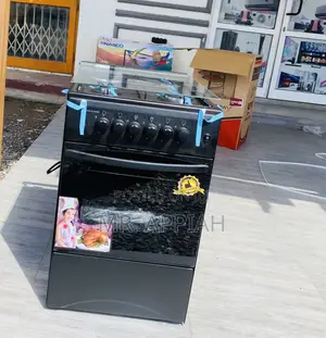 Original Volcano 1 Electric + 3 Gas Oven and Grill(Black).