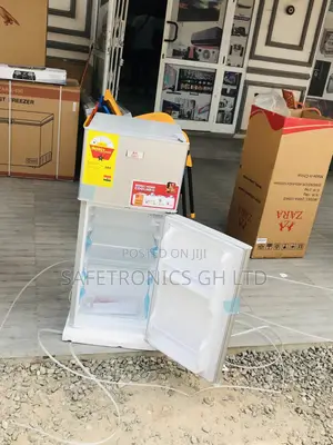 Electric Gray Zara-14tm Doubledoor Topfreezer Fridge