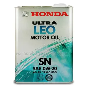 Honda Sae 0w-20 Leo Synthetic Motor Oil 4l