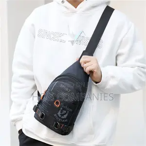 Waterproof Graffiti Chest Side Crossbody Bag