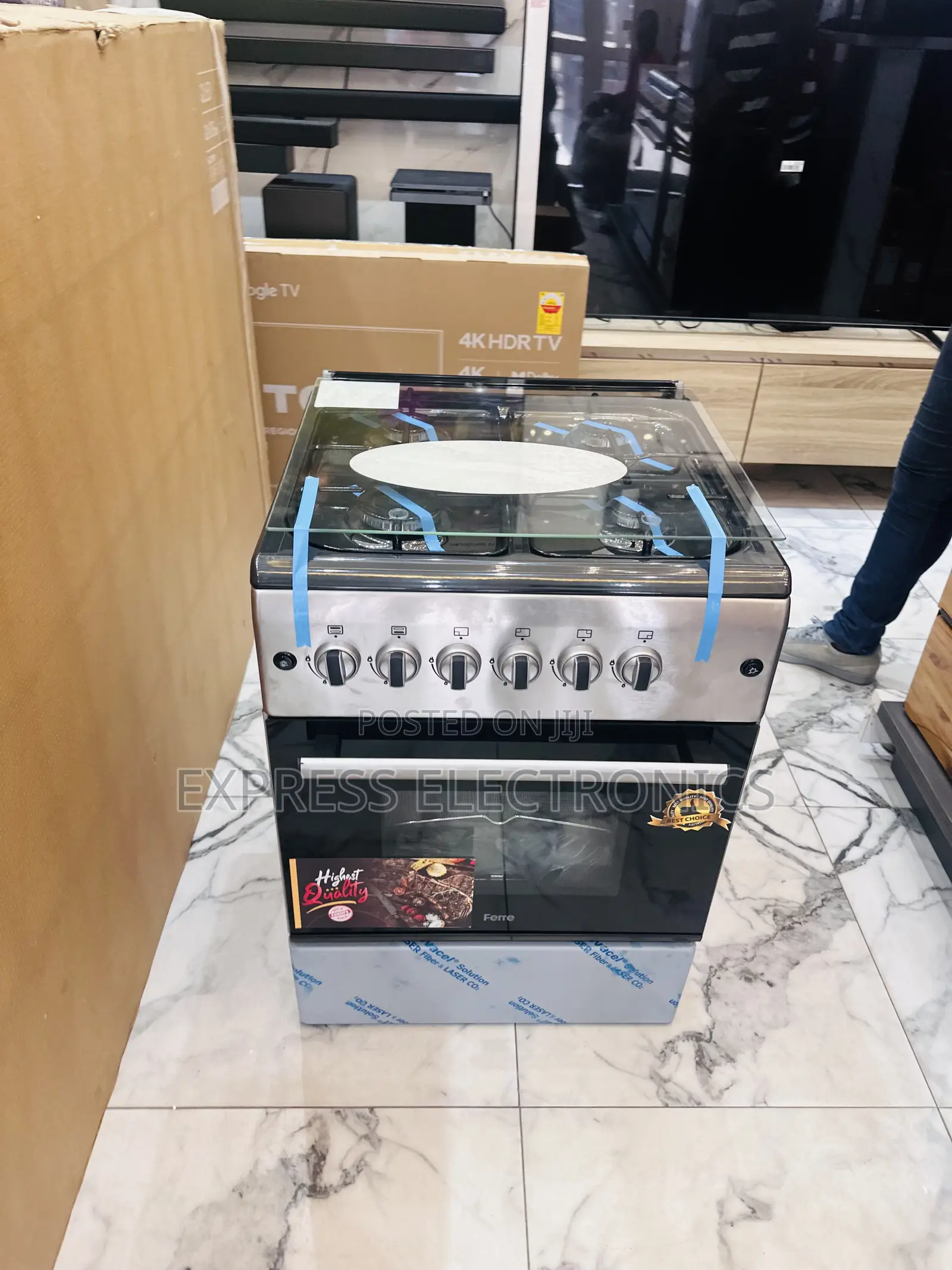 Multi Functional System Ferre 60/60 Gas Cooker Oven Grill 4b