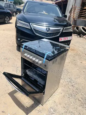 Stove Grill Oven Grill Sliver 4burner Gas 50/50