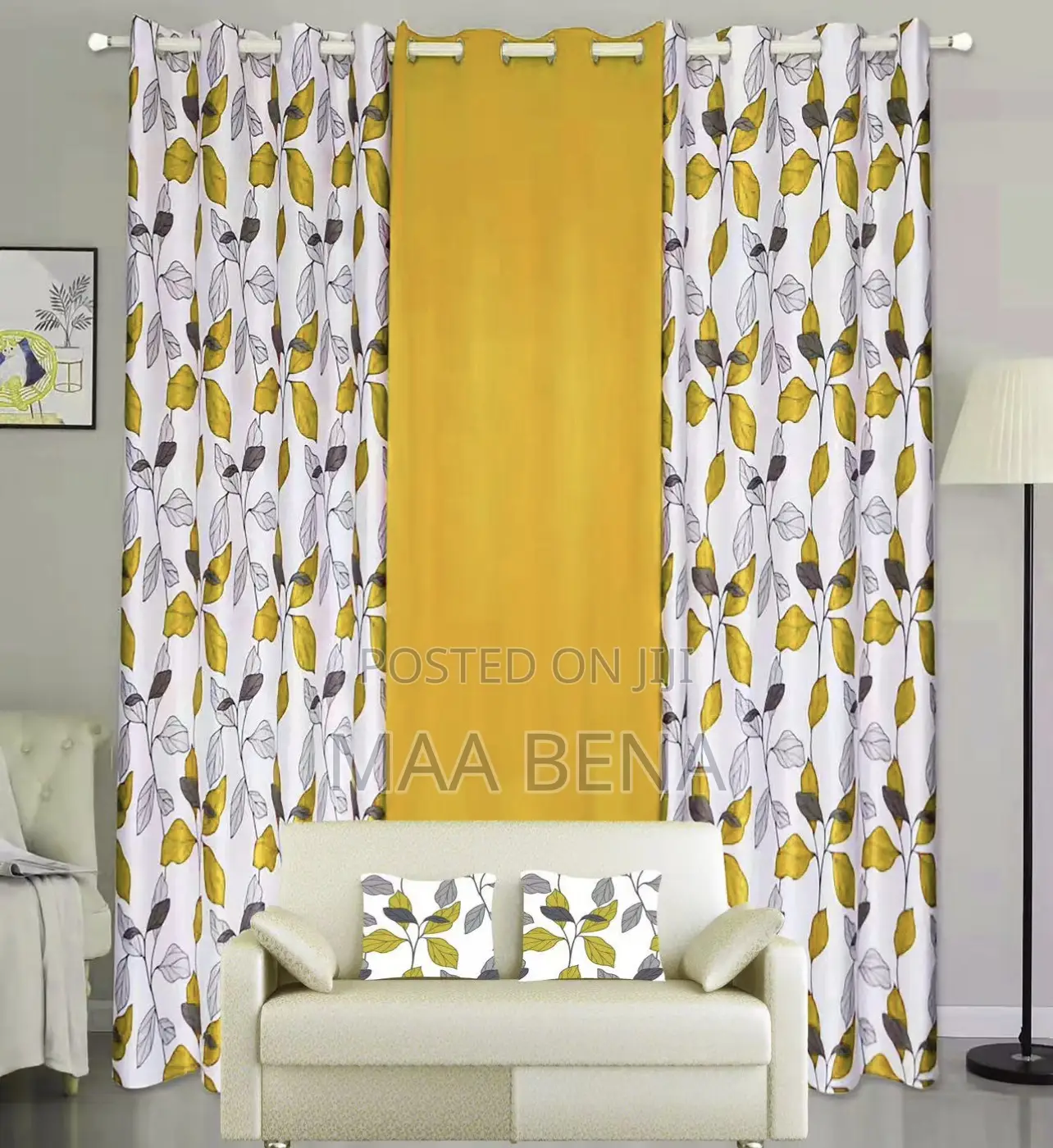 3in1 Curtains With Matching Pillowcases