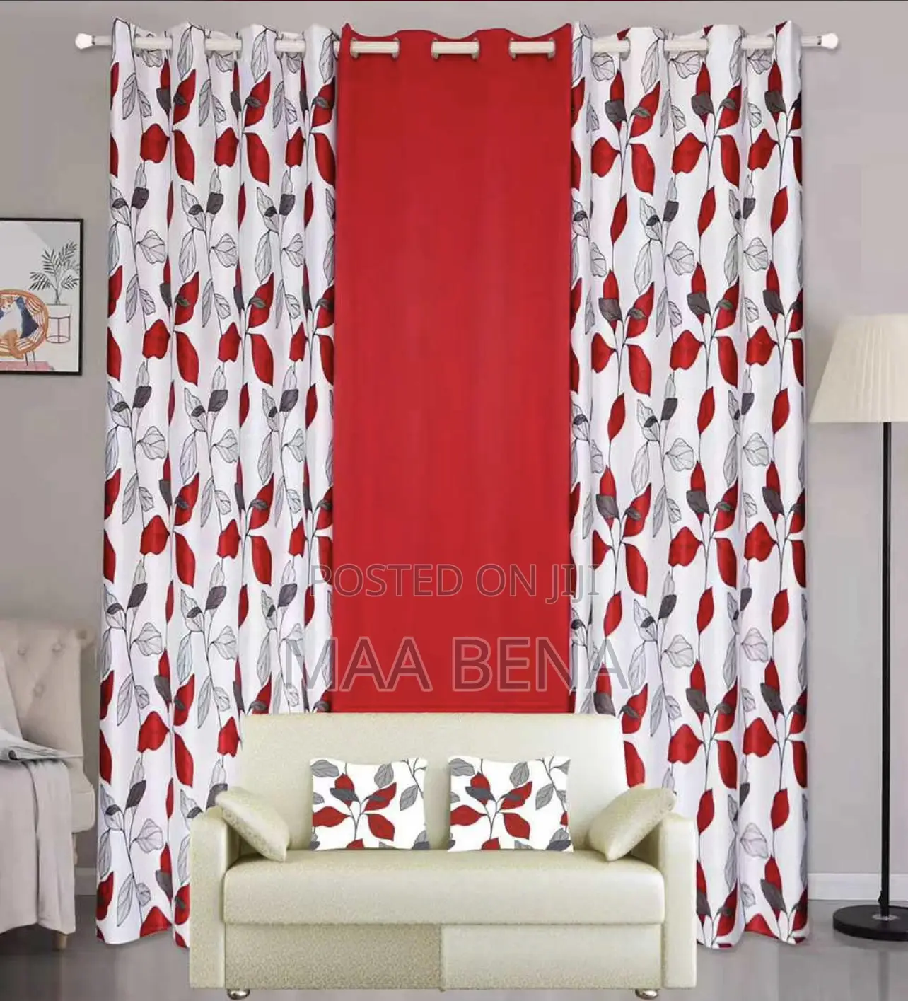 3in1 Curtains With Matching Pillowcases