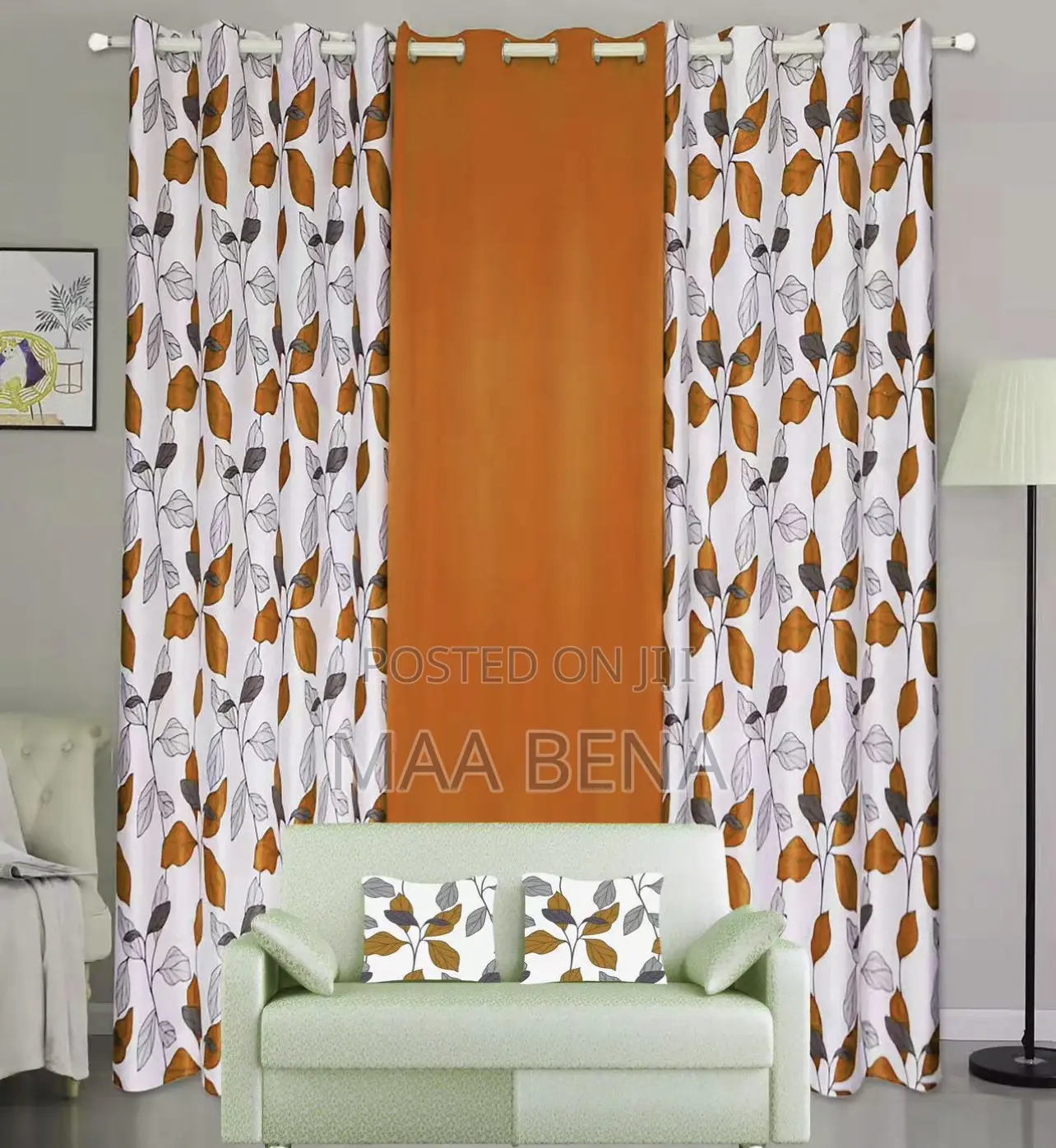 3in1 Curtains With Matching Pillowcases
