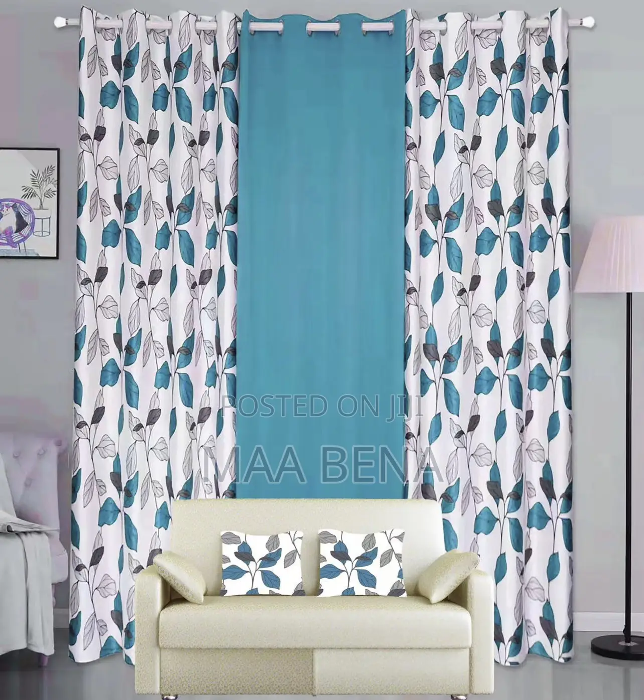 3in1 Curtains With Matching Pillowcases