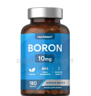 Boron 10mg | 180 Tablets | High Strength Supplement H