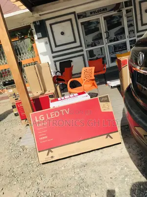 Glossy Black LG 43 Inches Smart Led Electric UHD LP50 Tv