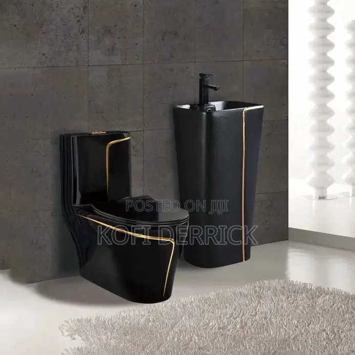 Luxurious WC Set -Black