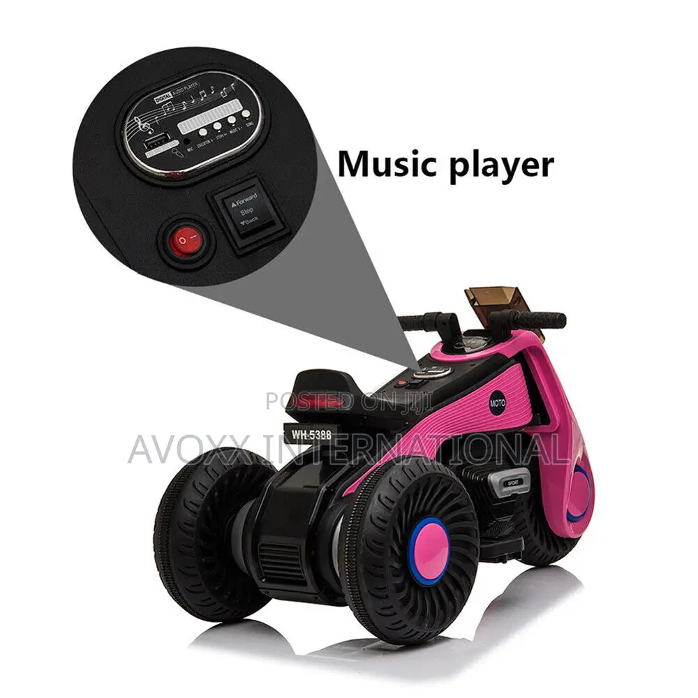 Electric Ride-on Motorcycle for Kids W/Music,Horn,Headlights