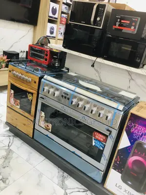 Gray Oven With Grill 4 Gas Cooker 2 Electric Ferre 60x90
