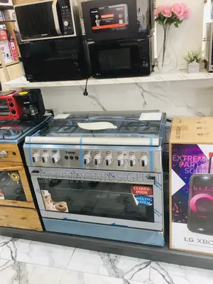 Ferre 4 Gas Cooker Oven With Grill 60x90 2 Electric Gray