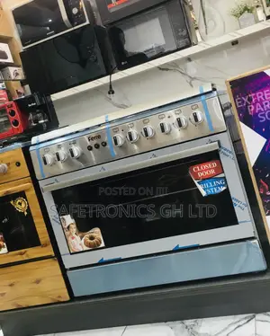 Gray 4 Gas Cooker Oven With Grill Ferre 60x90 2 Electric