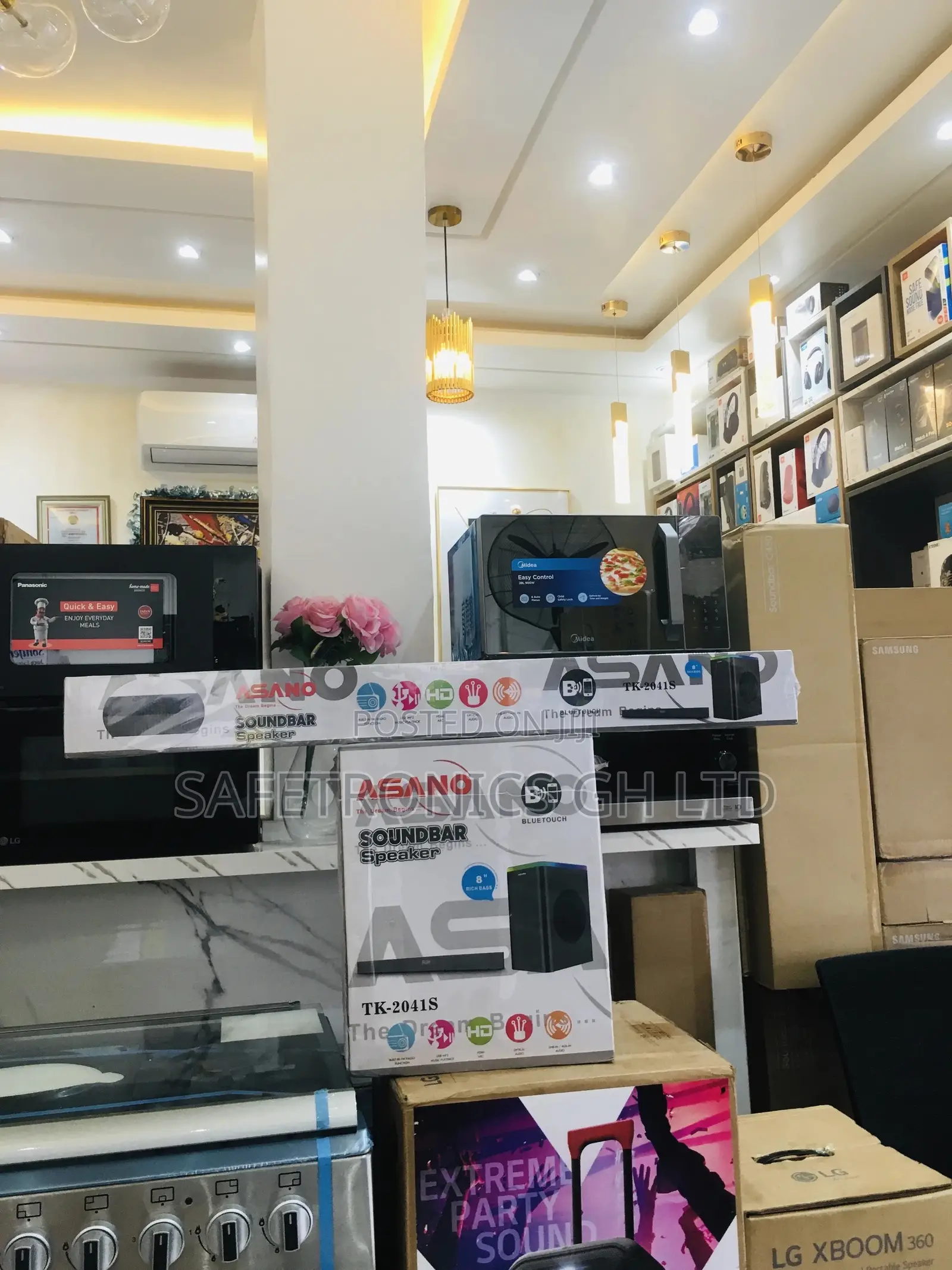 Electric Asano Black Bluetooth Wireless Tk 2040 Soundbar