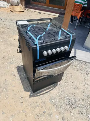 Heat Rest50/50 4burner Black Oven Volcano