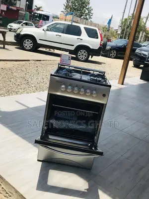 Boxed Volcano Oven With Grill 50x50 Gray 4 Gas Cooker