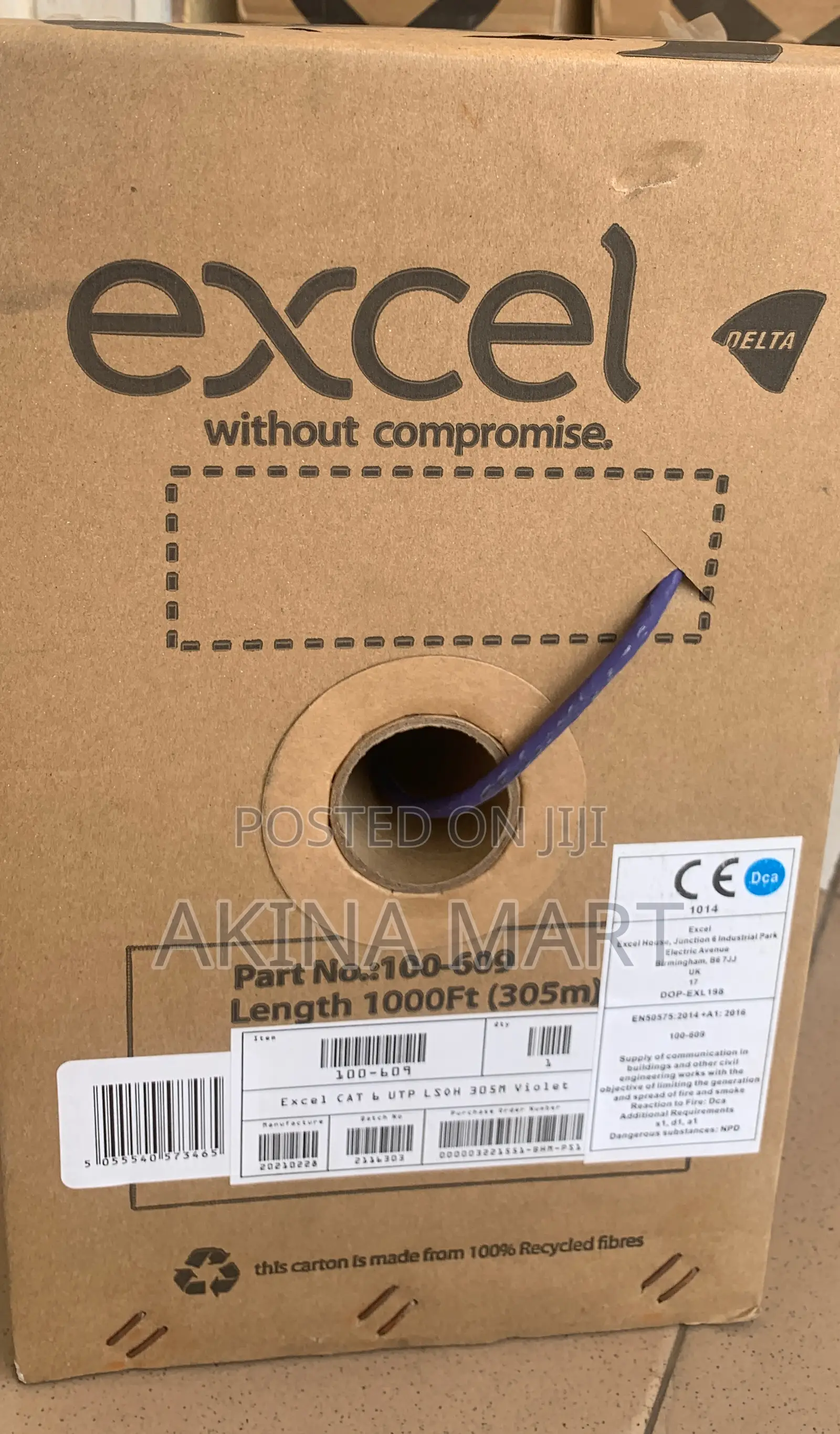 Excel Cat6 Cables Network Cat6 Cable Excel 305m