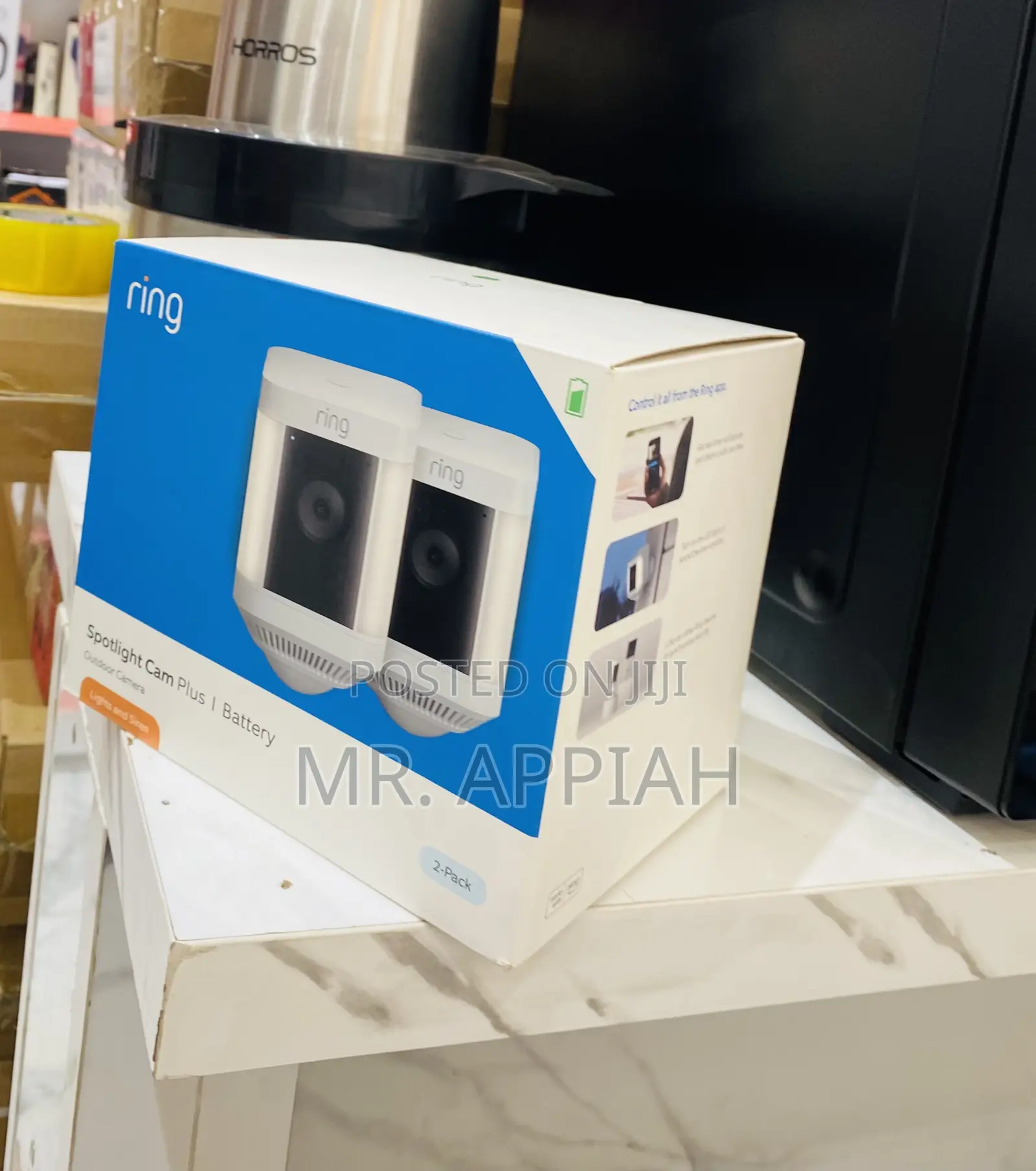 Latest Ring Sportlight Cam Plus Security Camera.