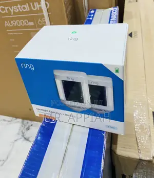 Adorable Ring Sportlight Cam Plus Home Security Camera.