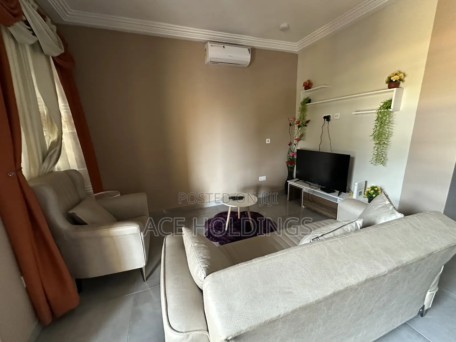 Furnished 1bdrm Apartment in Adjiriganor for rent