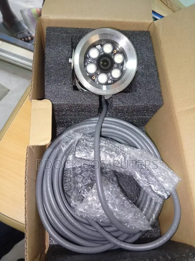 CCTV Underwater Stainless Steel IP68 5MP POE IP Pond Camera