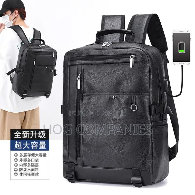 Strong Leather Backpack