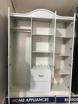 Three in One White Wardrobe