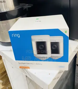 Energy Efficient Ring Sportlight Cam Plus Security Camera.