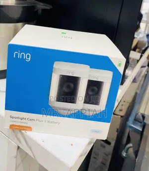 Long Lasting Ring Sportlight Cam Plus Home Security Camera.