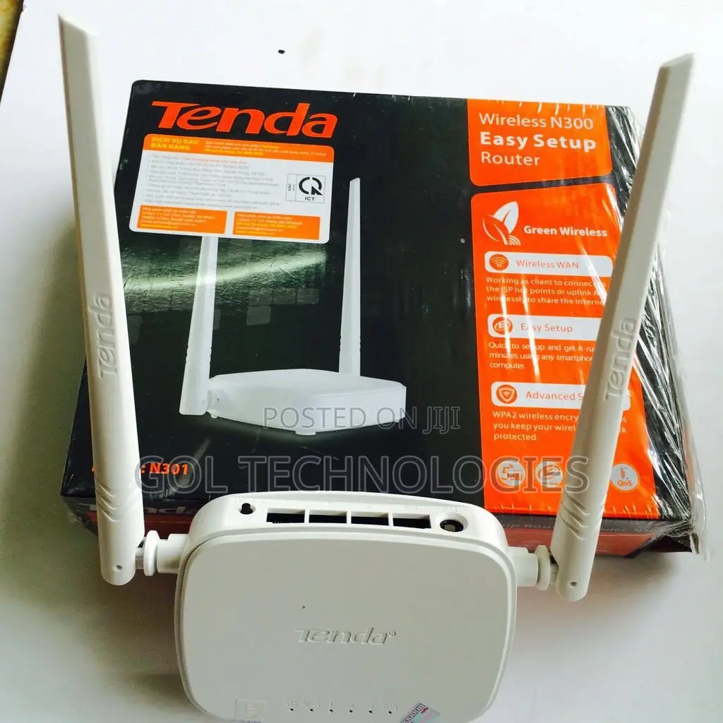 Tenda N301 Wireless N300 Easy Setup Router Range Extender