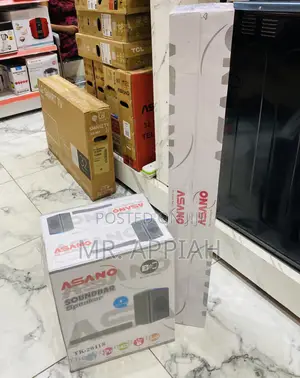 Durable Asano Bluetooth Sound Bar System(Black).