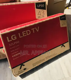 Latest and Durable LG 32lp5000 32” Full HD Led Tv,Black.