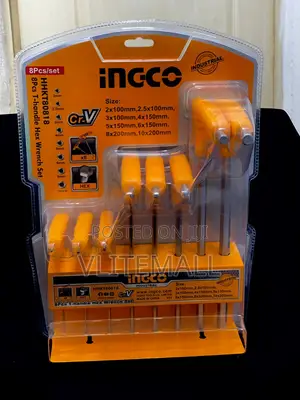 Ingco 8pc T-Handle Hex Wrench Set