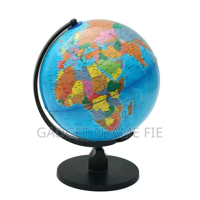 25cm Rotating World Earth Globe Atlas Map