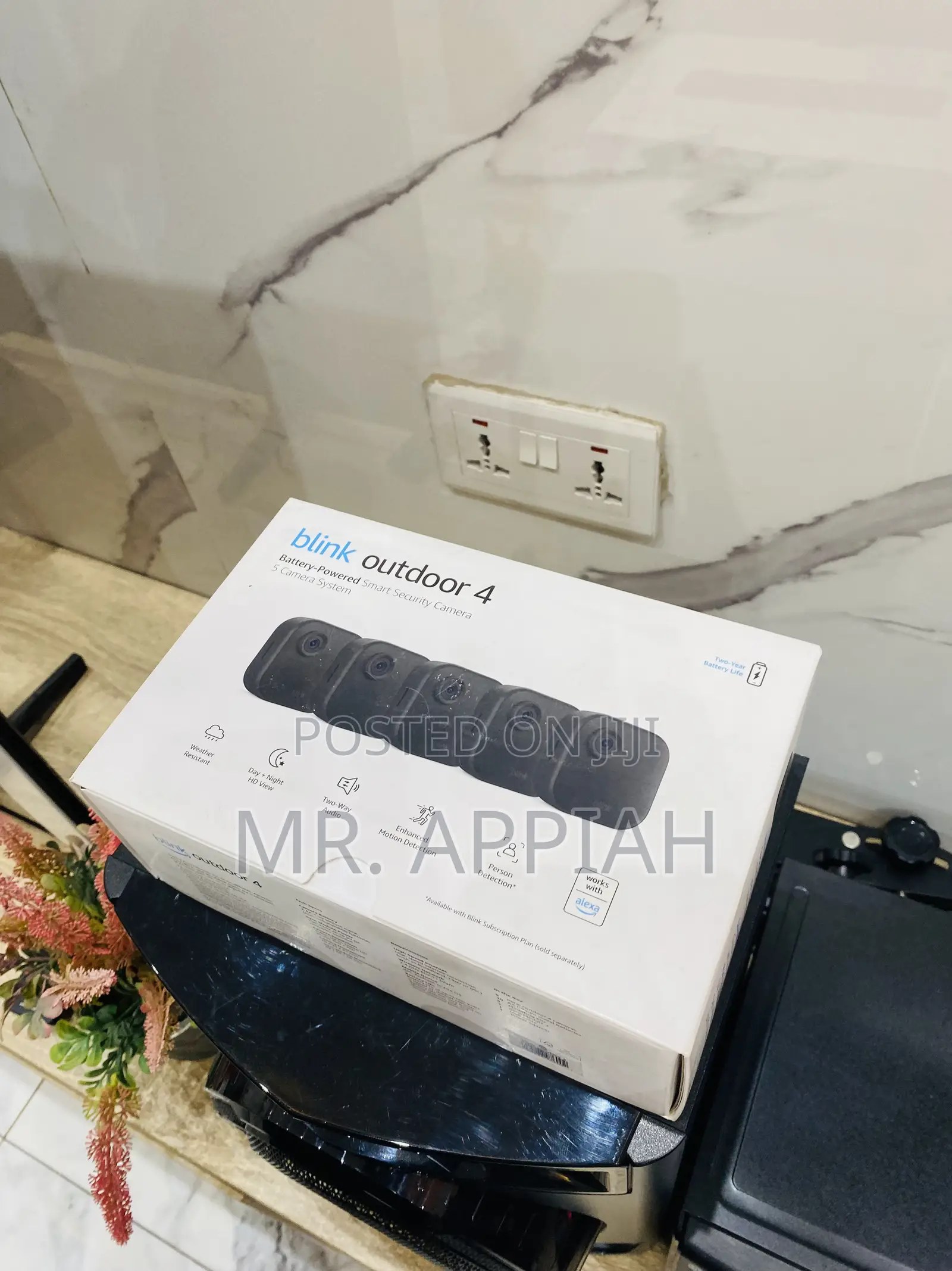Long Lasting Blink Outdoor 4 Smart Security Camera.