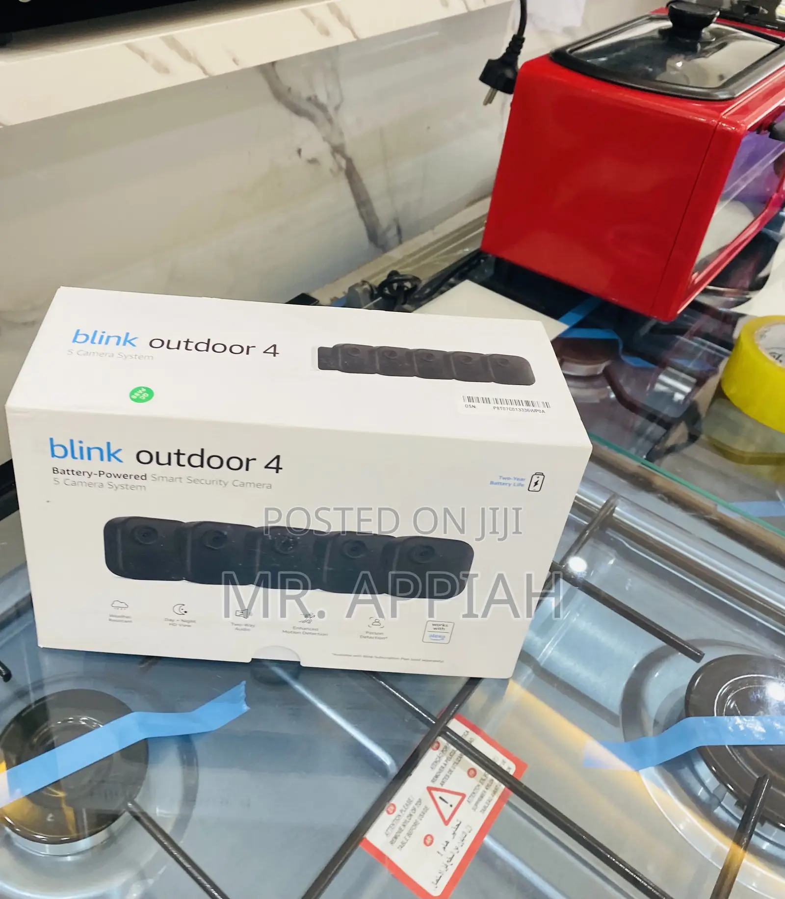 Latest Blink Outdoor 4 Smart Security Camera(Black).