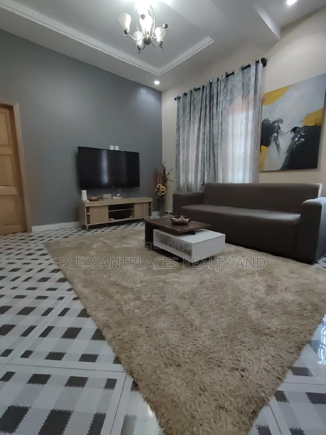 Furnished 1bdrm Apartment in Pleasantplaces, East Legon for rent
