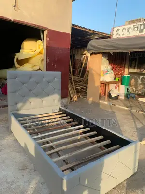 One Half Leather Bed Frame