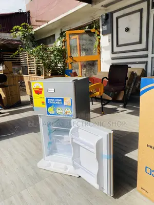 Sleek Design Nasco Nasd2-120 2door Table Top Electric Fridge