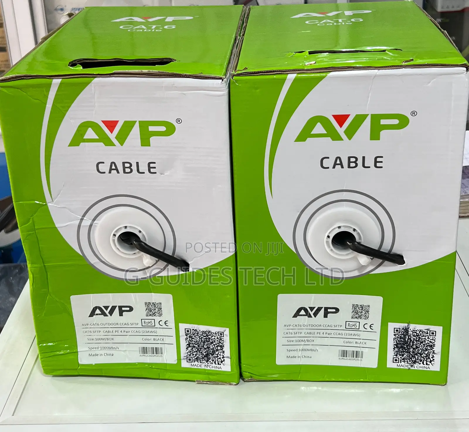 100m Cat6 SFTP Outdoor Cable, SFTP Cat6 Outdoor Cable 100m