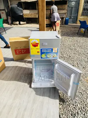 Brand New Nasco Double Door Table Top Fridge.