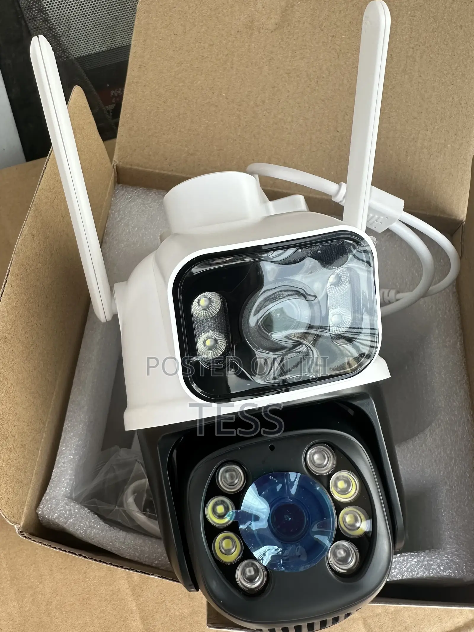 Wifi PTZ Camera Dual Lens 6mp Icsee App 2 Way Audio.