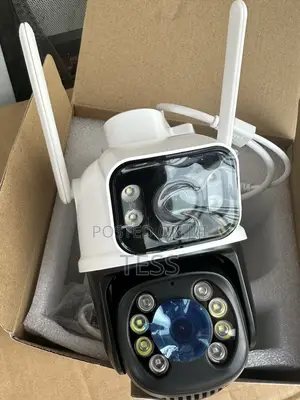 Wifi PTZ Camera Dual Lens 6mp Icsee App 2 Way Audio.