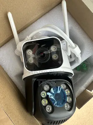 Wifi PTZ Camera Dual Lens 6mp Icsee App 2 Way Audio.