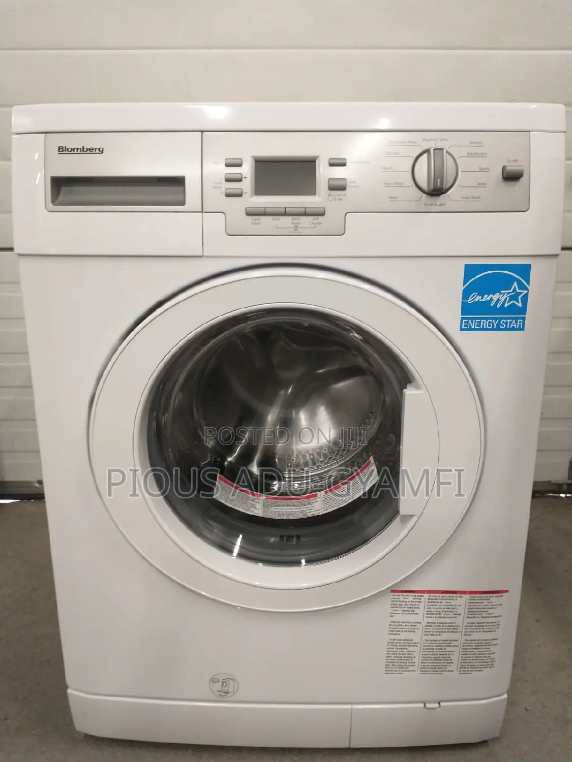9kg Blooberg Washing Machine